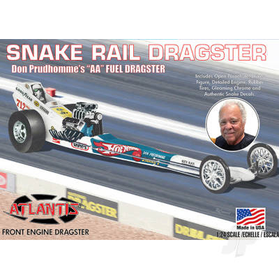 Atlantis 1/24 Don the Snake Prudhomme Front Engine Dragster Kit AMCM5694