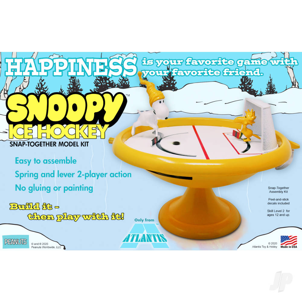 Snoopy and Woodstock Ice Hockey Game Build and Play