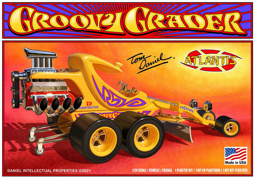 Atlantis Model - 1:24 Groovy Grader Hot Rod Kit AMCM5697