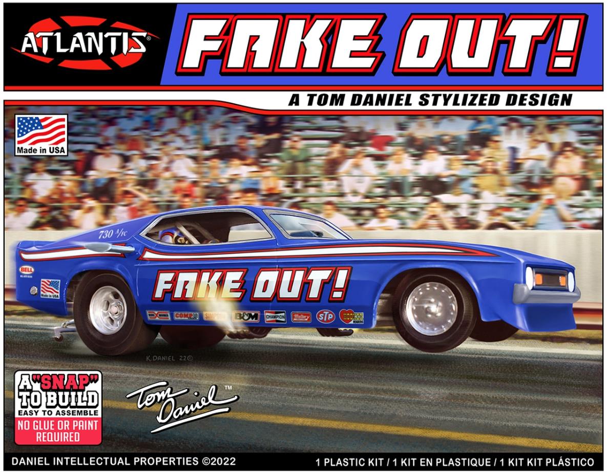 Atlantis Model Kits - 1:32 Fake Out Funny Car SNAP KIT