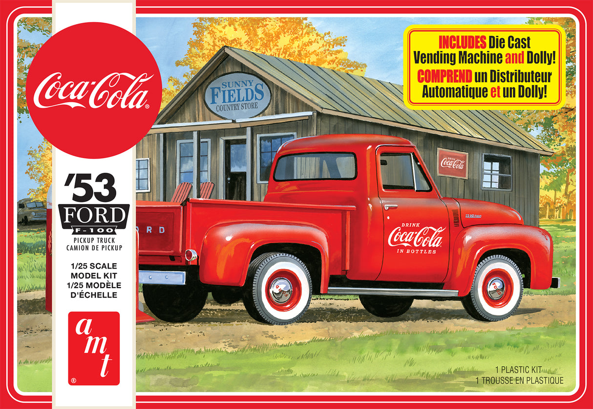 AMT Model Kits - 1:25 1953 Ford Coca-Cola Pickup Kit