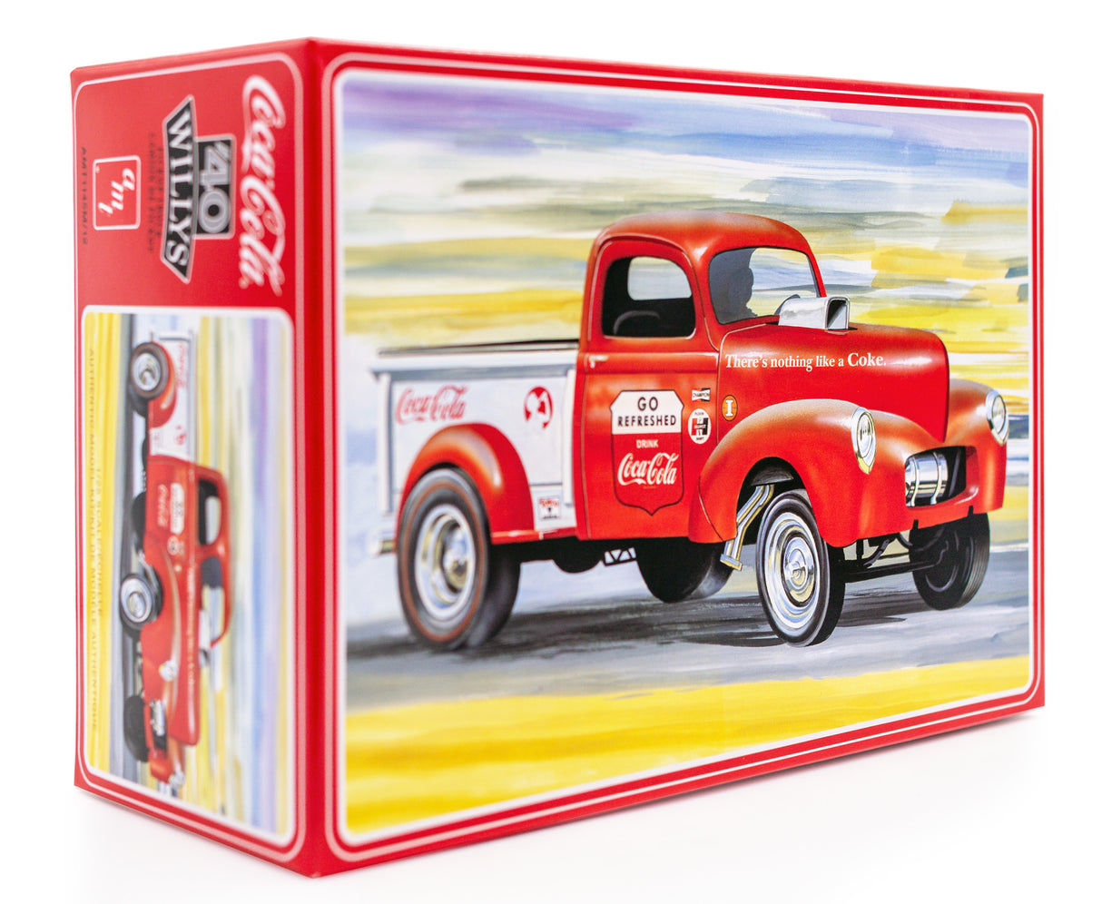 AMT Model Kits - 1:25 1940 Willys Coca-Cola Pickup Gasser Kit