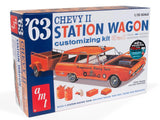 AMT Model Kits - 1:25 1963 Chevy II Station Wagon with Trailer Kit