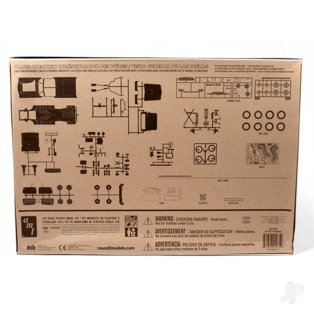 AMT 1/16 1957 Ford Thunderbird 2T Hardtop Convertible kit