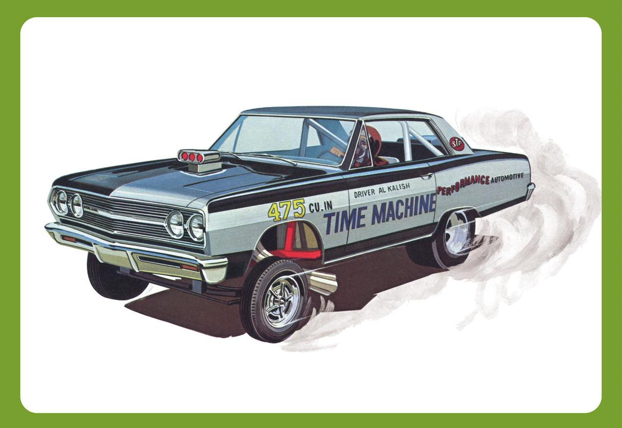 AMT Model Kits - 1:25 1965 Chevy Chevelle AWB Time Machine Kit