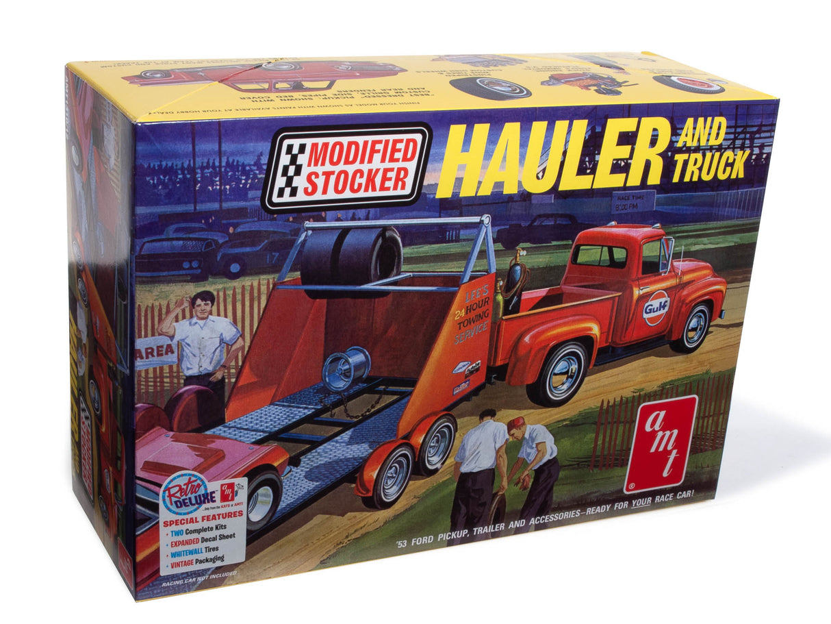 AMT Model Kits - 1:25 1953 Ford Pickup Modified Hauler Gulf Kit