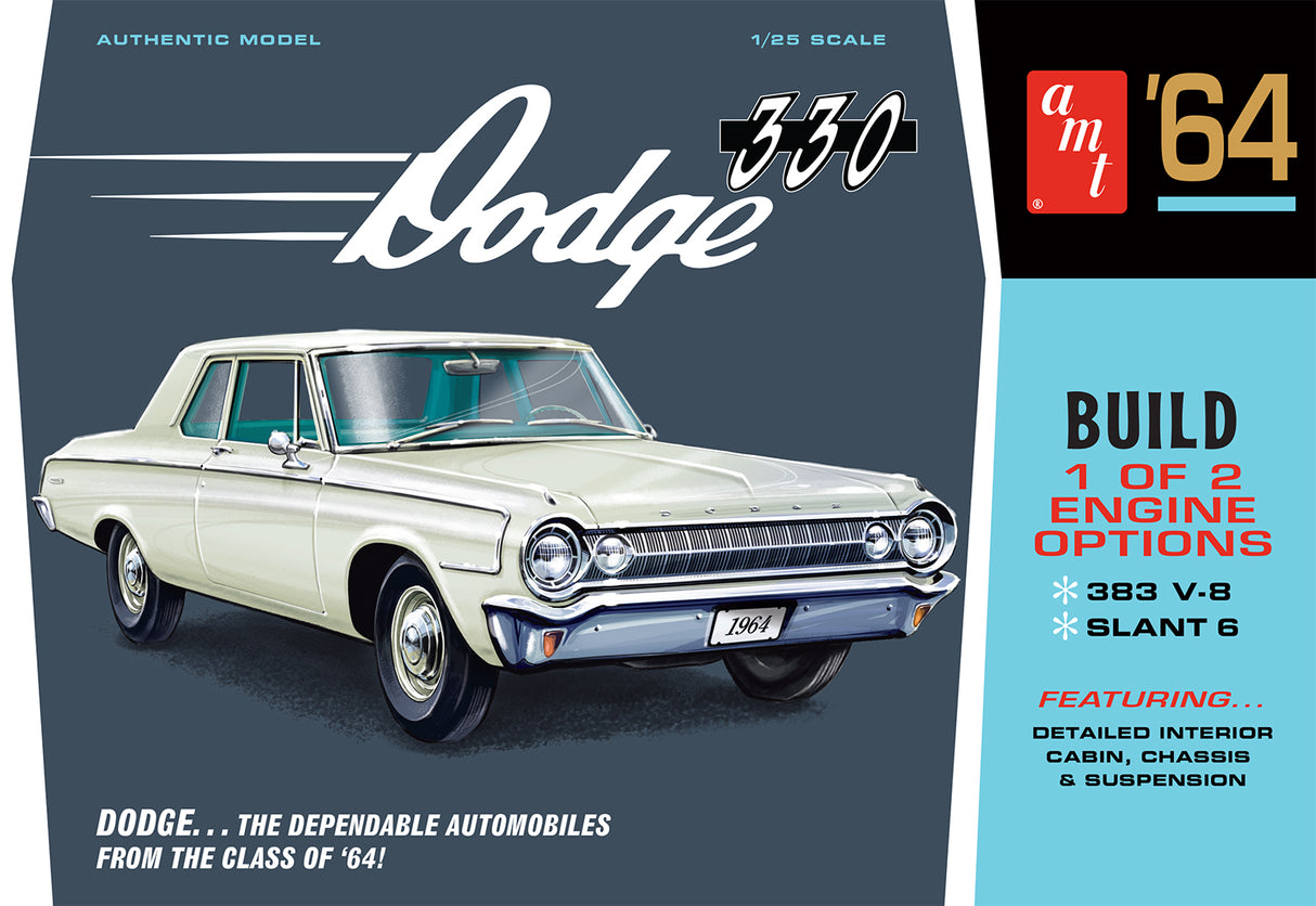 AMT Model Kits - 1:25 1964 Dodge 330 Kit