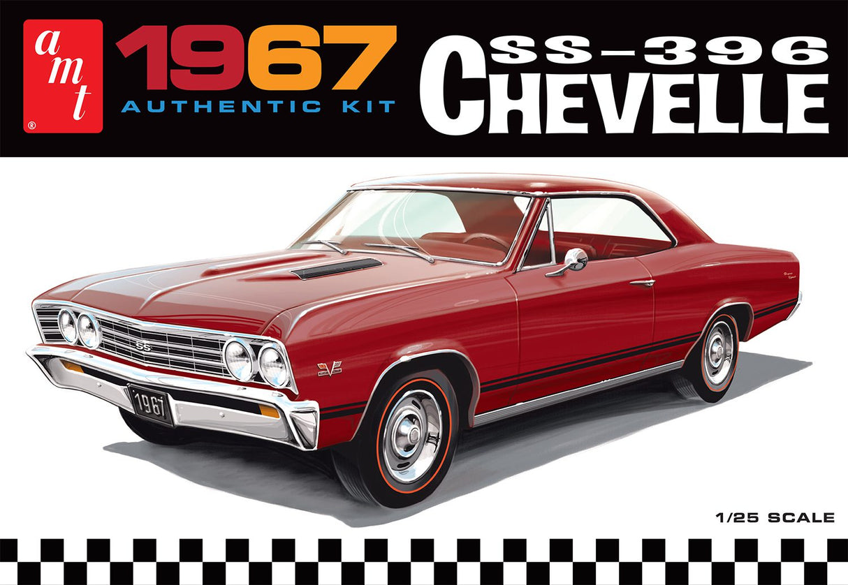 AMT Model Kits - 1:25 1967 Chevrolet Chevelle SS396 Kit