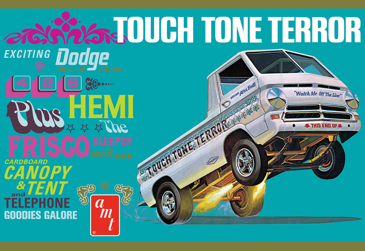 AMT Model Kits - 1:25 1966 Dodge A100 Pickup Touch Tone Terror Kit