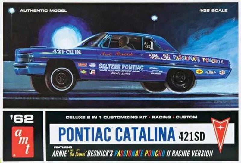 AMT Model Kits - 1:25 1962 Pontiac Catalina Super Stock Kit