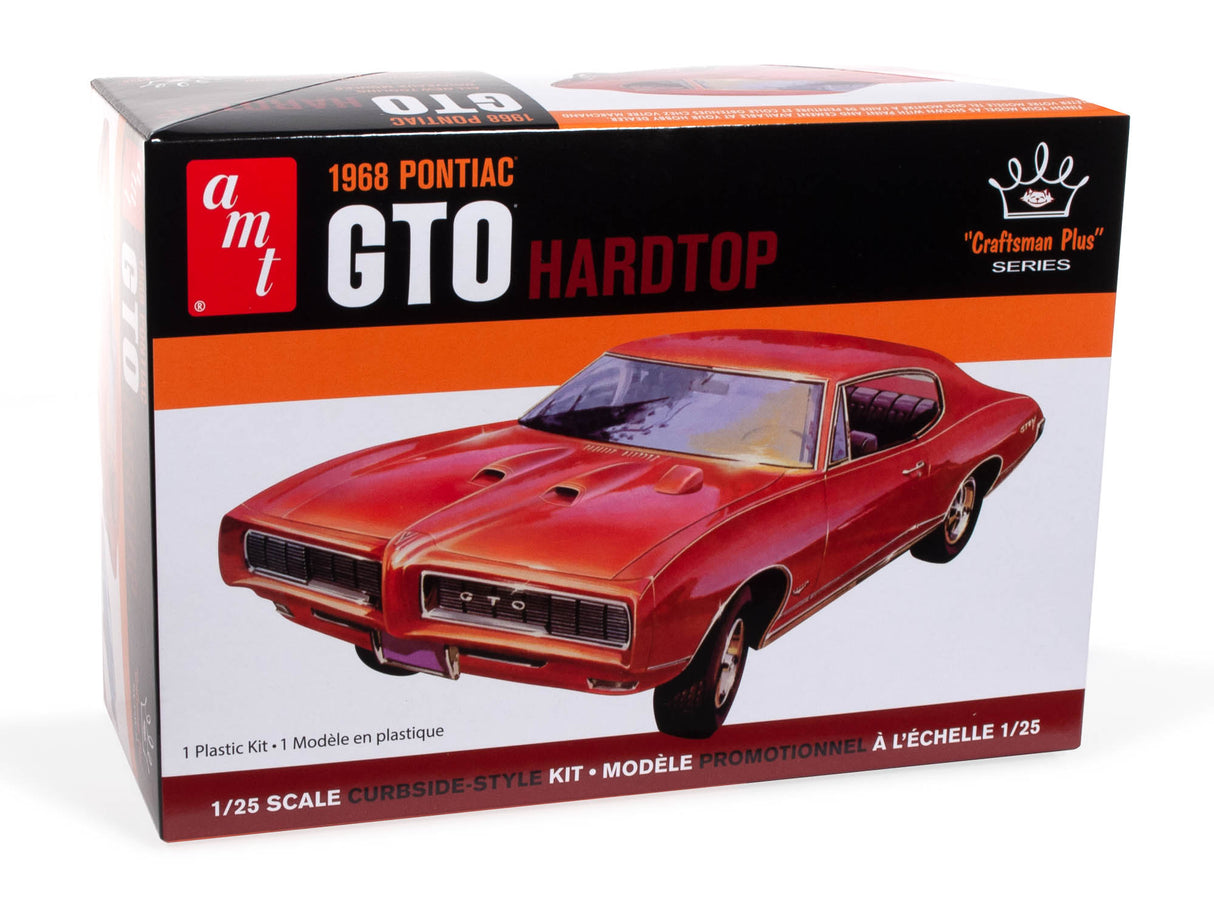 AMT Model Kits - 1:25 1968 Pontiac GTO Hardtop Craftsman Plus Kit