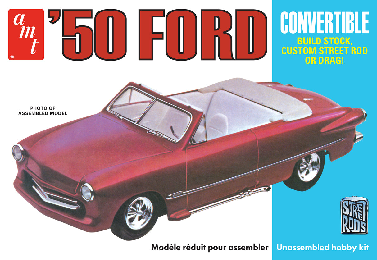 AMT Model Kits - 1:25 1950 Ford Convertible Street Rods Edition Kit