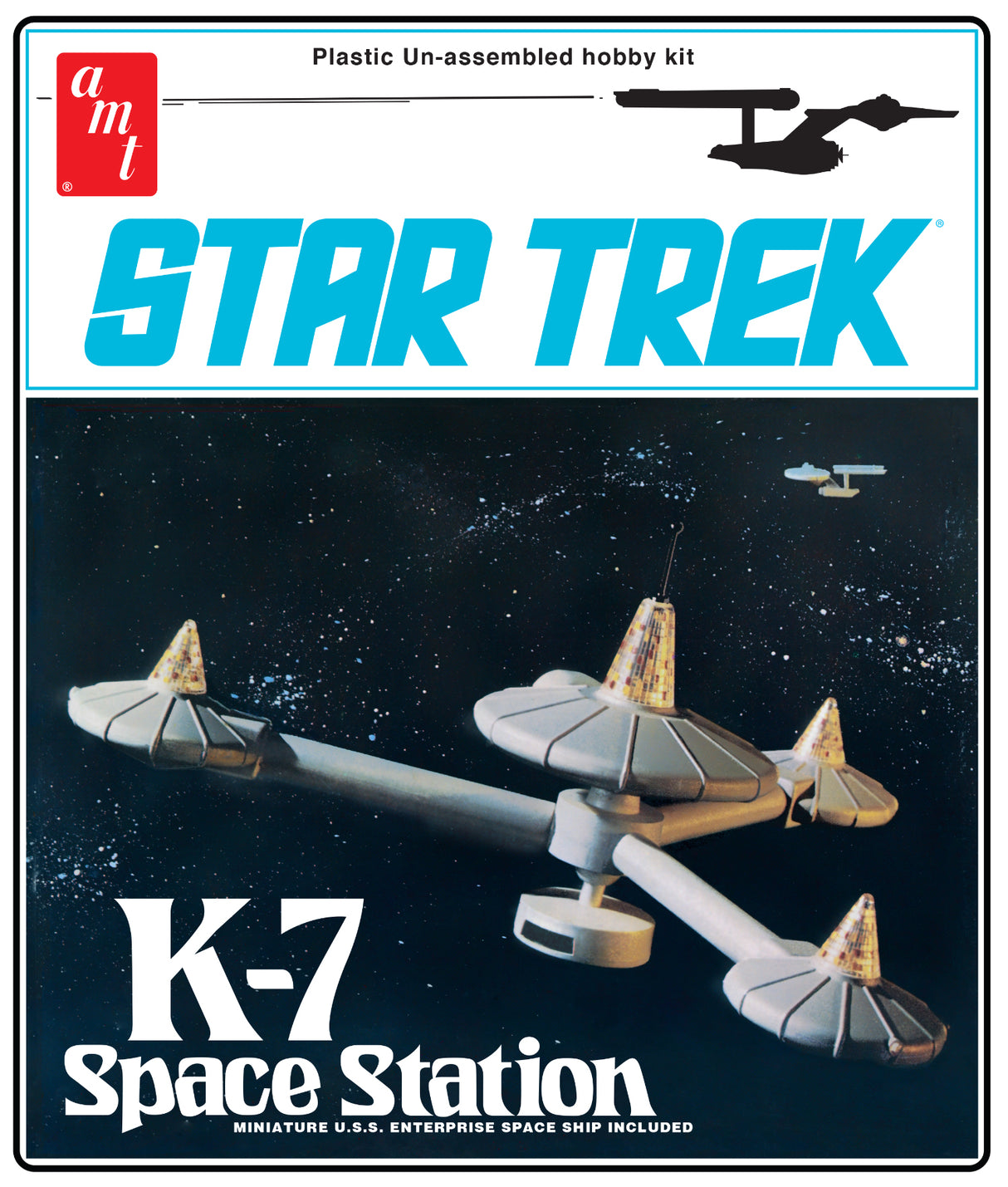 AMT Model Kits - 1:7600 Star Trek K-7 Space Station Kit