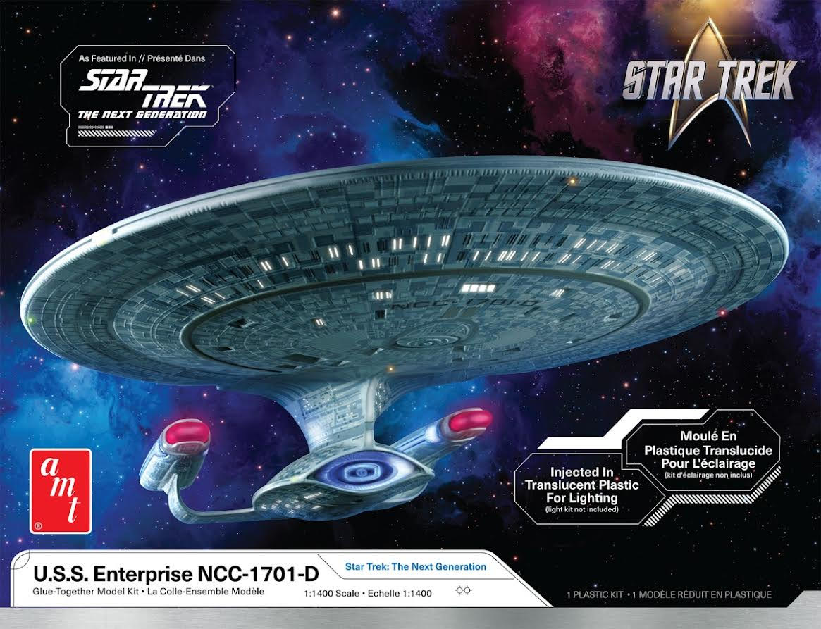 AMT Model Kits - 1:1400 Star Trek: The Next Generation U.S.S. Enterprise NCC-1701-D