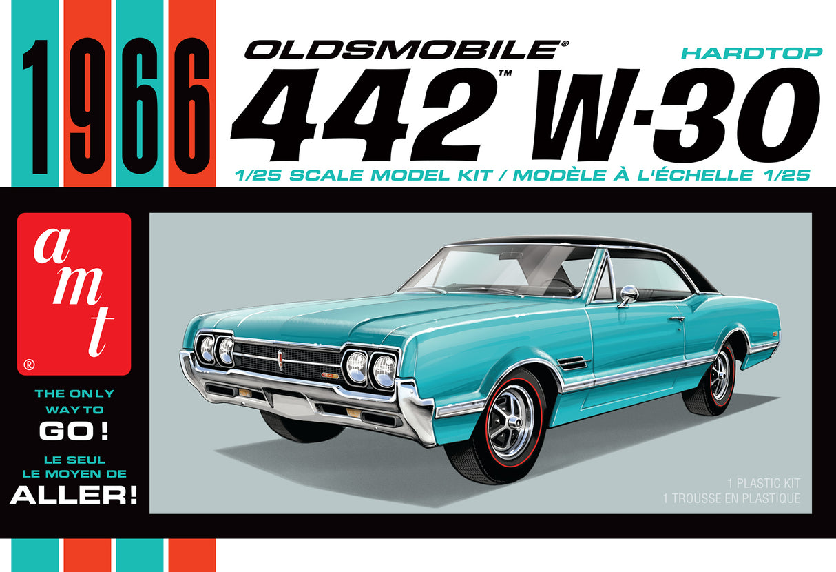 AMT Model Kits - 1:25 1966 Olds 442 Hardtop Kit