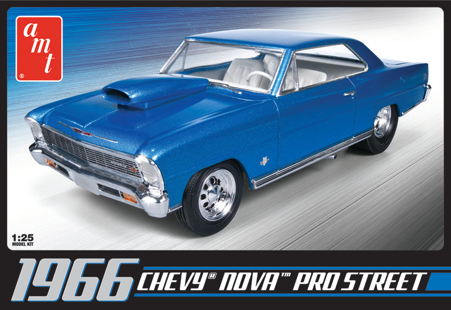 AMT Model Kits - 1:25 1966 Chevy Nova Pro Street Kit