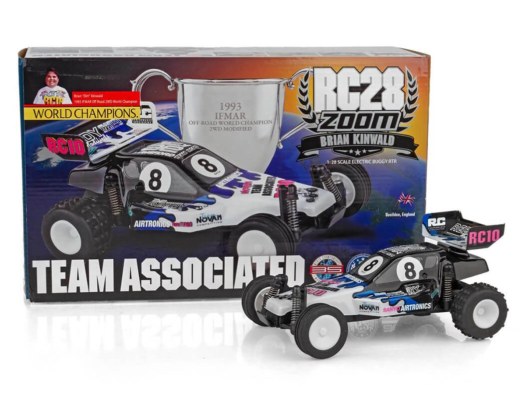 TEAM ASSOCIATED RC28 ZOOM BRIAN KINWALD RTR - PRE-ORDER ONLY - EXPECTED LATE SEPTEMBER