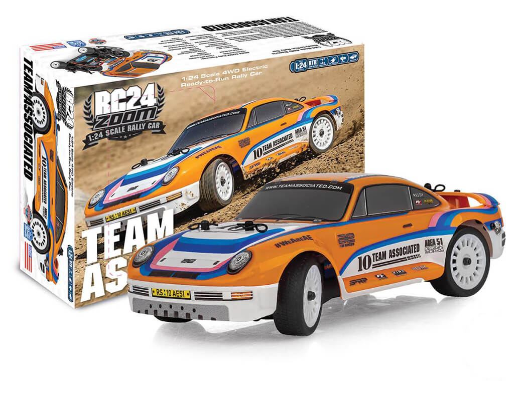 TEAM ASSOCIATED 1/24 RC24 ZOOM 4WD RALLY RTR - Pre Order - Expected first week of September
