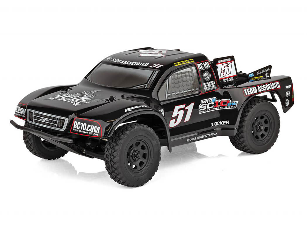 TEAM ASSOCIATED PRO2 SC10SW SHORT COURSE TRUCK RTR - BLACK - Pre Order - Expected Late April