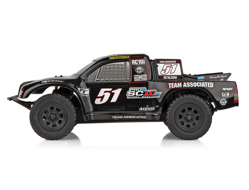 TEAM ASSOCIATED PRO2 SC10SW SHORT COURSE TRUCK RTR - BLACK - Pre Order - Expected Late April