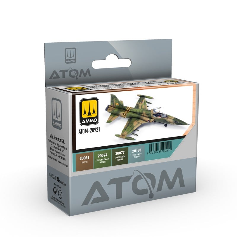 ATOM20921 ATOM 60s-70s USAF TAC Colors (also Vietnam Era) Set