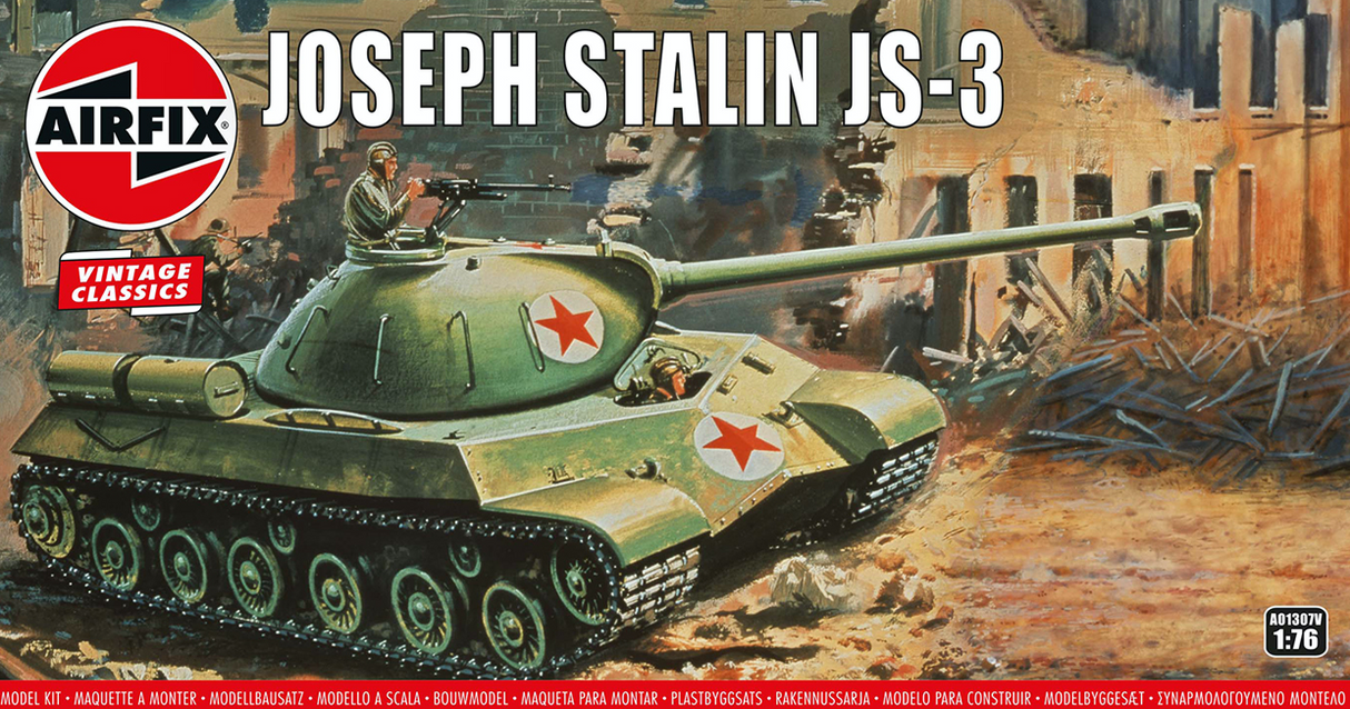 Airfix Vintage Classics 1/76 Joseph Stalin JS3 Russian Tank A01307V