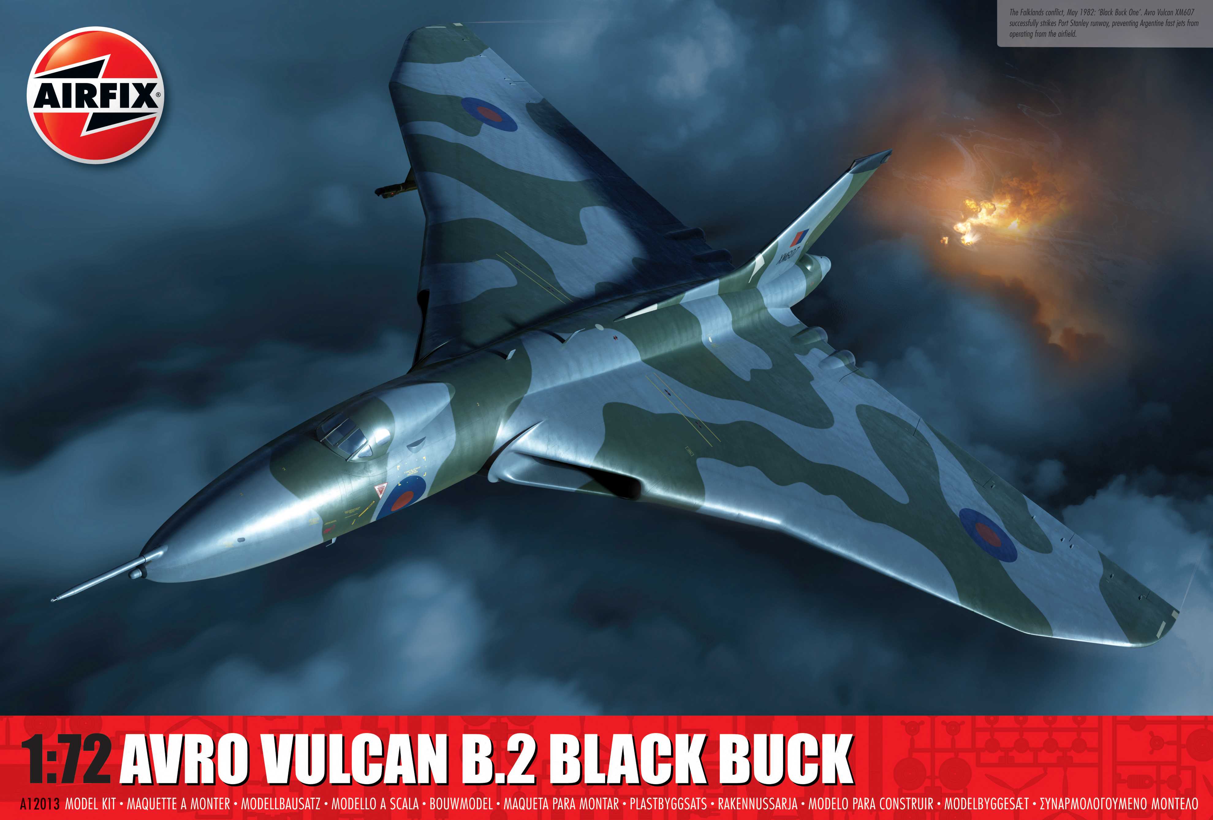 Airfix 1/72 Avro Vulcan B.2 Black Buck Edition A012013 – Sussex