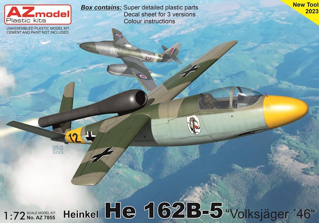 AZ Model 1/72 Heinkel He 162B-5 Volksjager 46 7855