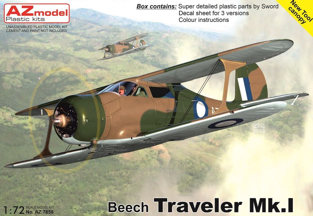 AZ Model 1/72 Beech Traveller Mk.I 7858