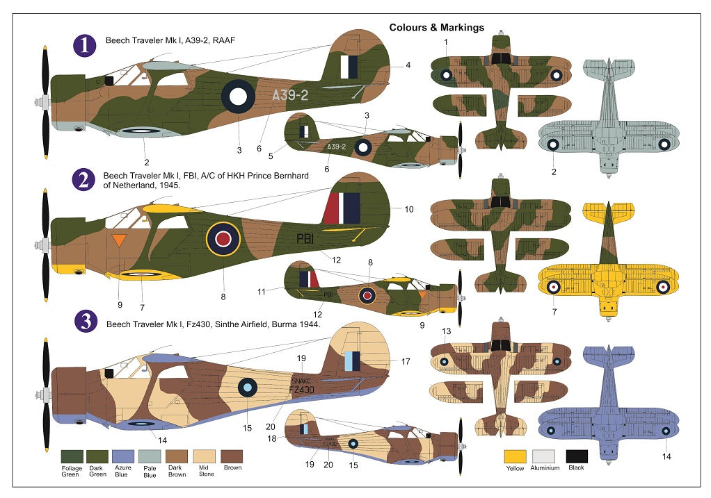 AZ Model 1/72 Beech Traveller Mk.I 7858