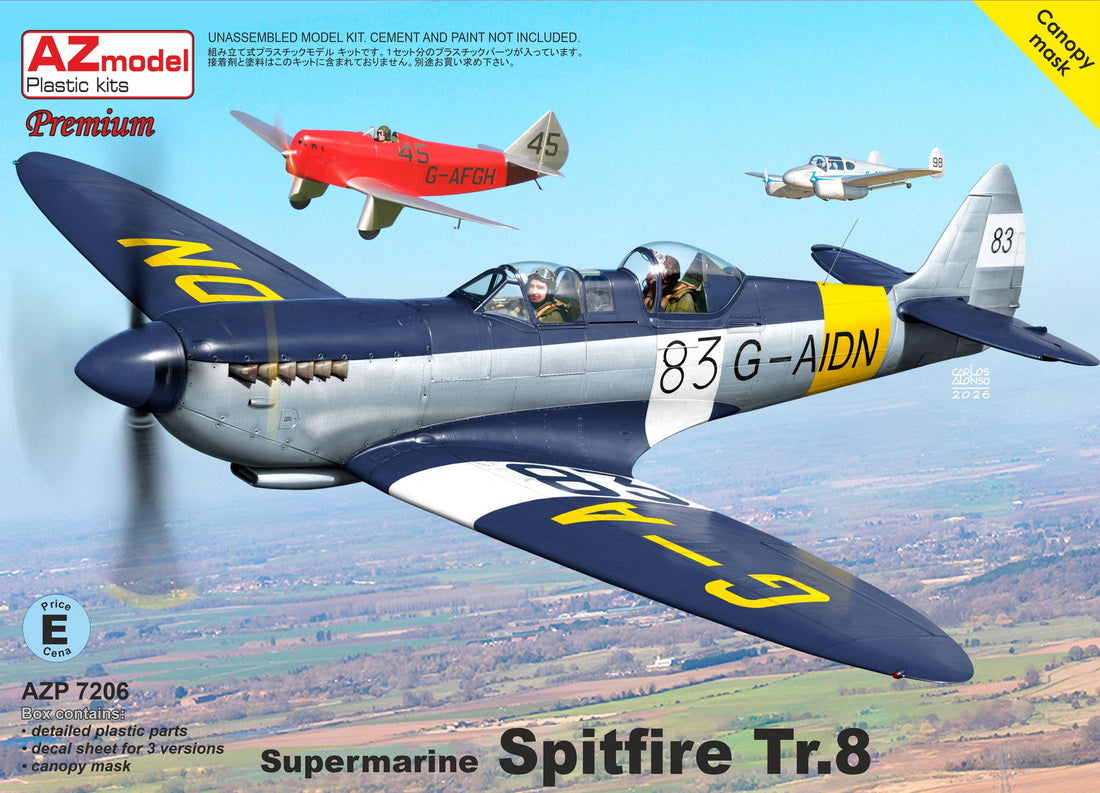 AZ Model 1/72 Supermarine Spitfire Tr.8 Kit 7206