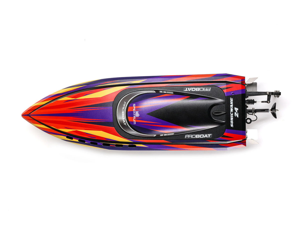 Proboat Sonicwake 24 Self-Righting Brushless Deep-V RTR - Red - FOR PRE ORDER - EXPECTED LATE AUGUST