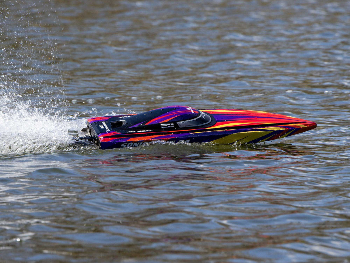 Proboat Sonicwake 24 Self-Righting Brushless Deep-V RTR - Red - FOR PRE ORDER - EXPECTED LATE AUGUST