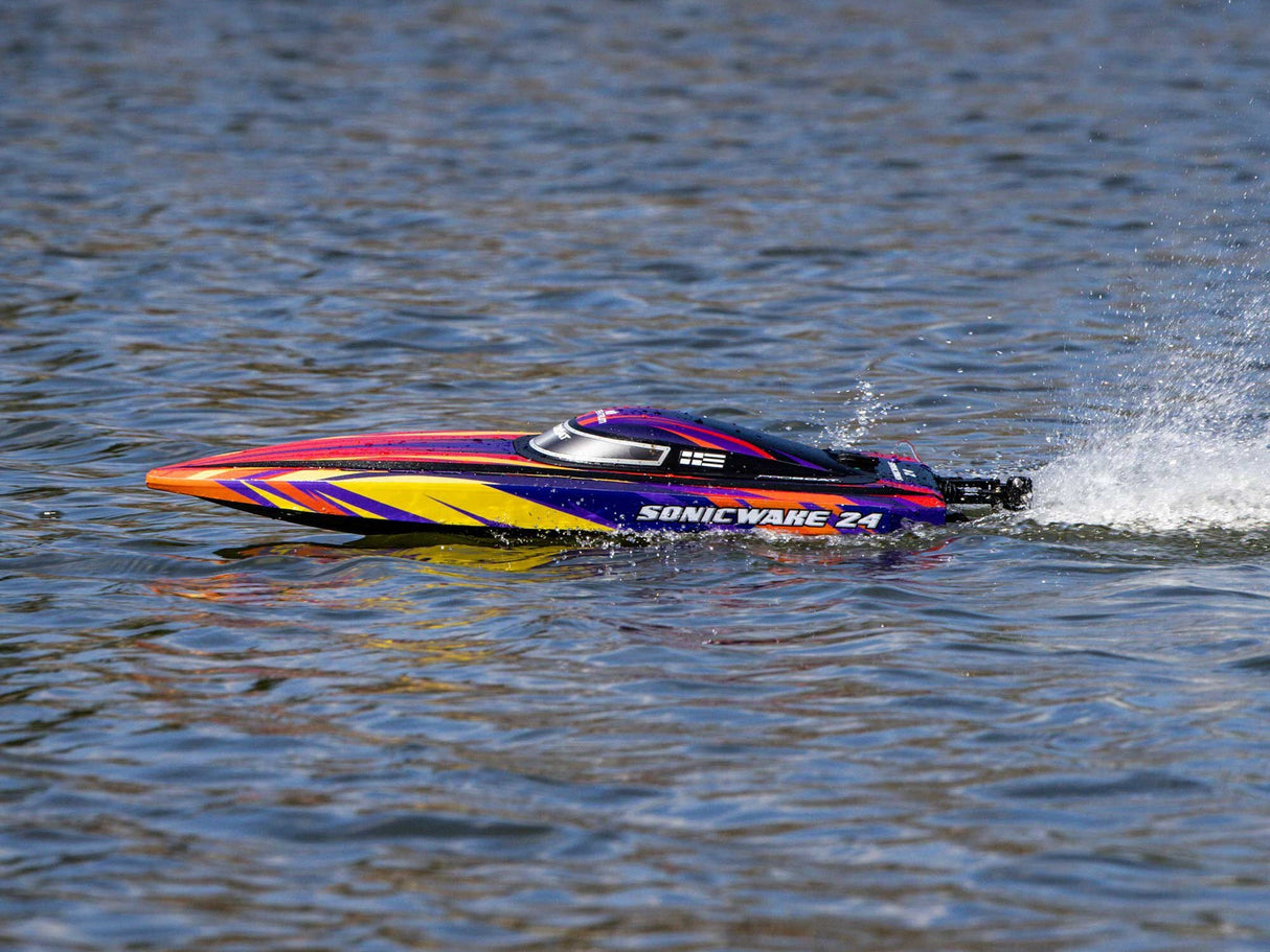 Proboat Sonicwake 24 Self-Righting Brushless Deep-V RTR - Red - FOR PRE ORDER - EXPECTED LATE AUGUST