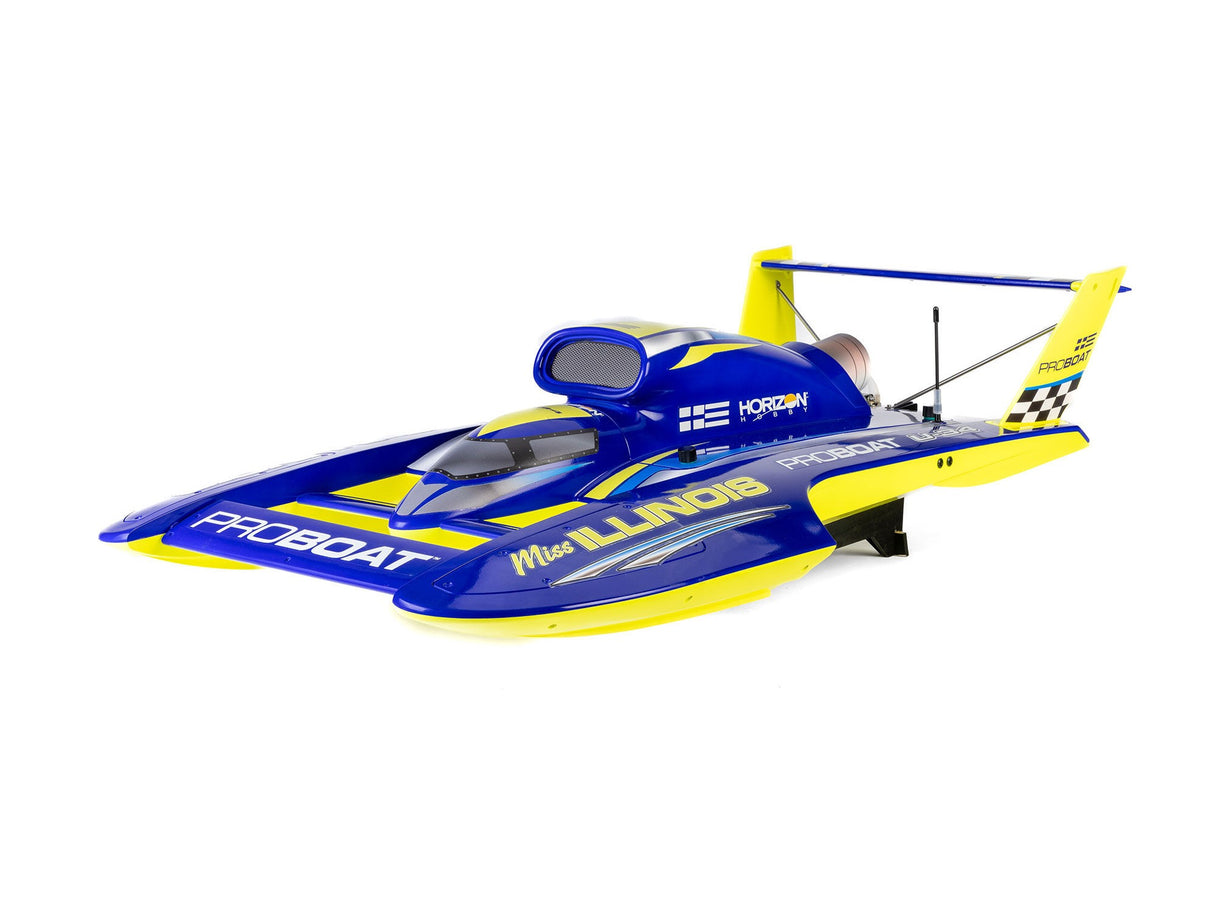 Proboat Miss Illinois U-34 34" Unlimited Hydro Race RTR Boat - Pre Order - Expected Mid August