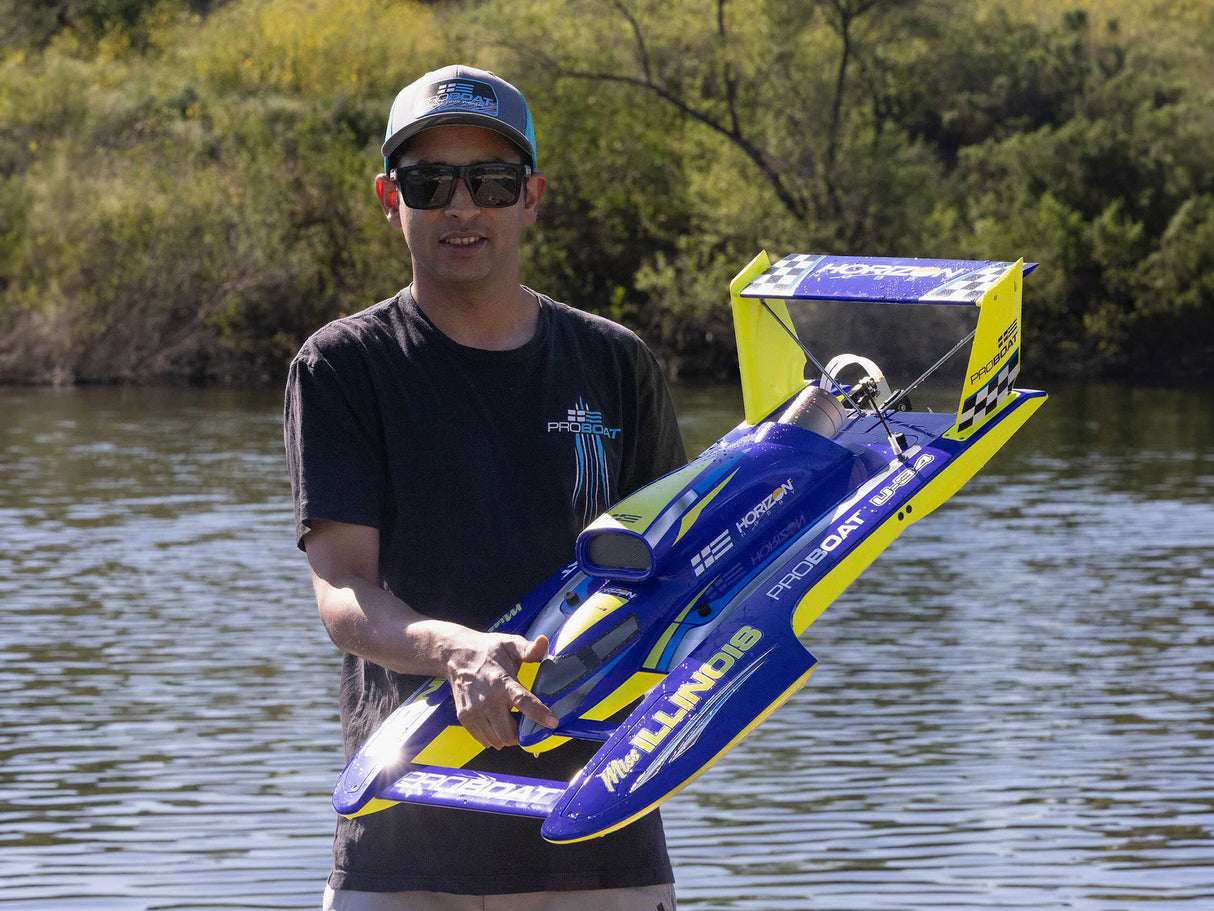 Proboat Miss Illinois U-34 34" Unlimited Hydro Race RTR Boat - Pre Order - Expected Mid August