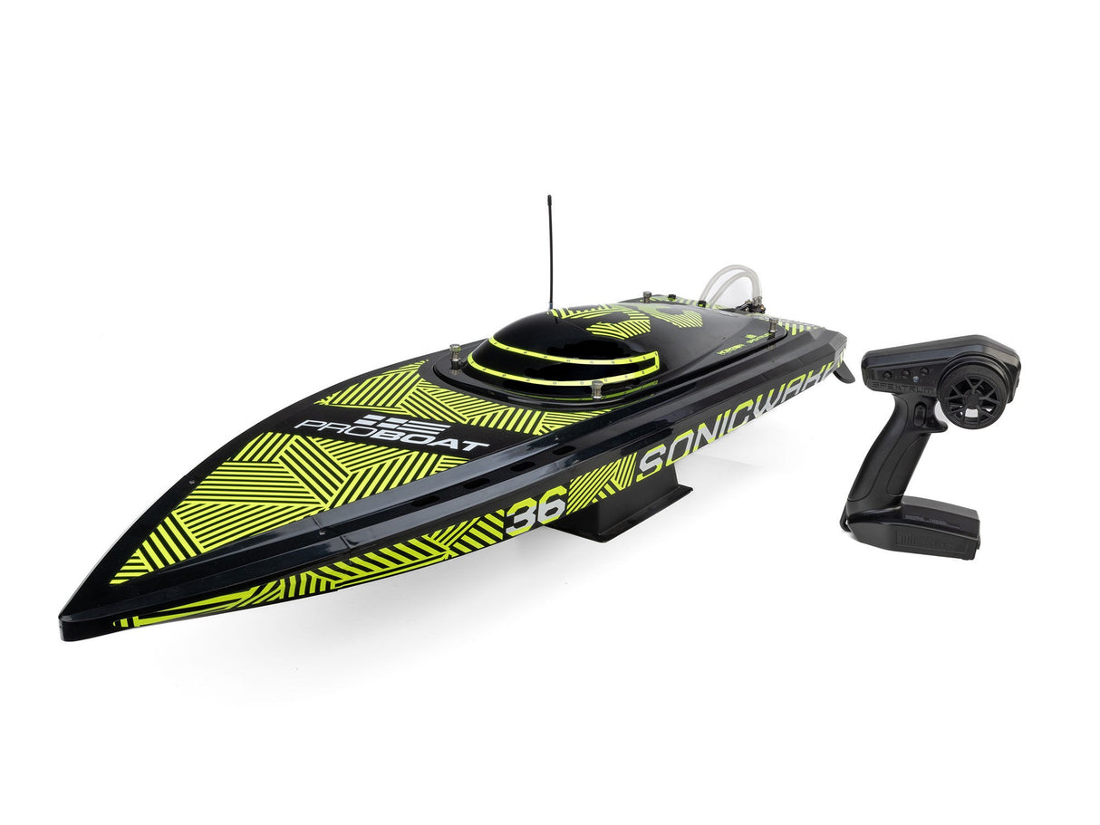Pro Boat Sonicwake 36" V3 Self-Righting V-Hull Boat RTR - Black - Pre Order - Expected second week of December