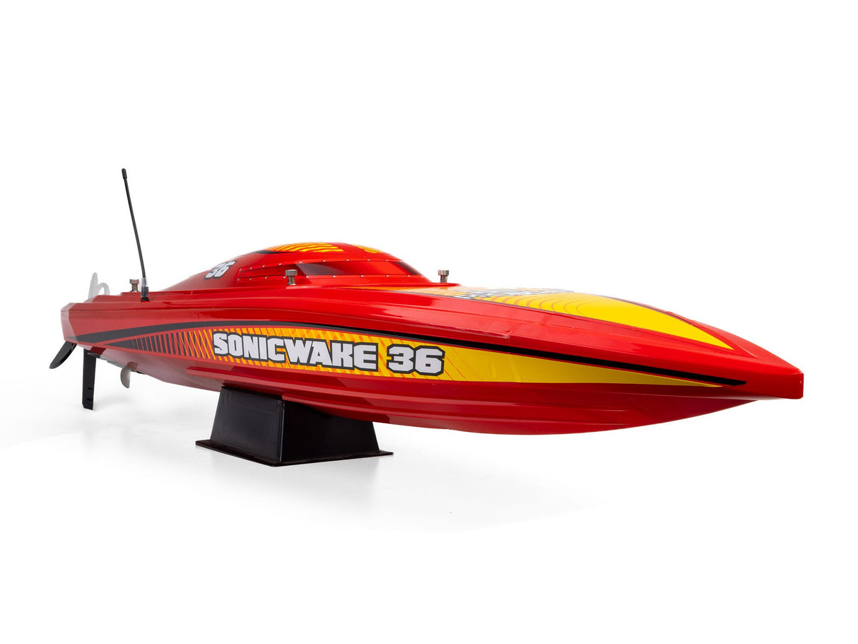 Pro Boat Sonicwake 36" V3 Self-Righting V-Hull Boat RTR - Red - Pre Order - Expected second week of December