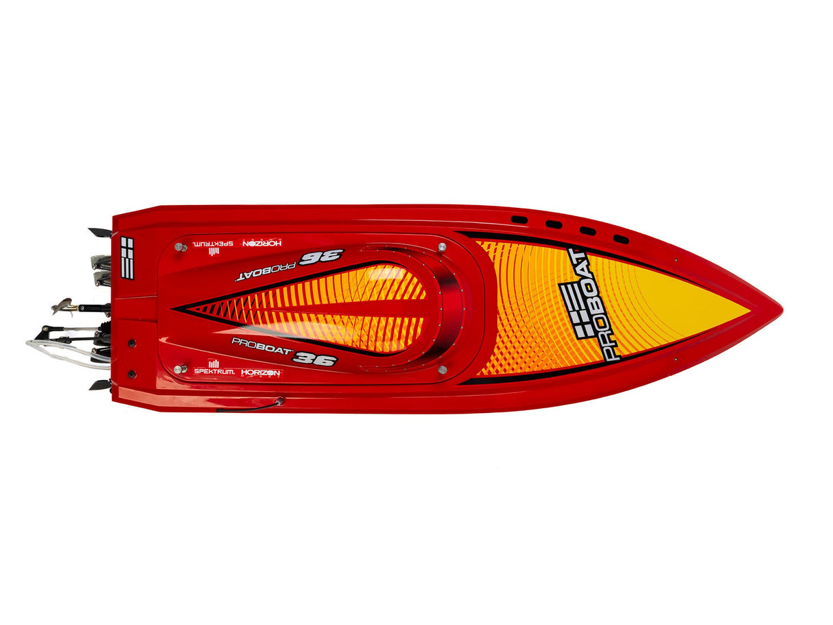Pro Boat Sonicwake 36" V3 Self-Righting V-Hull Boat RTR - Red - Pre Order - Expected second week of December