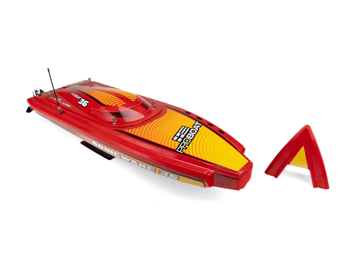 Pro Boat Sonicwake 36" V3 Self-Righting V-Hull Boat RTR - Red - Pre Order - Expected second week of December