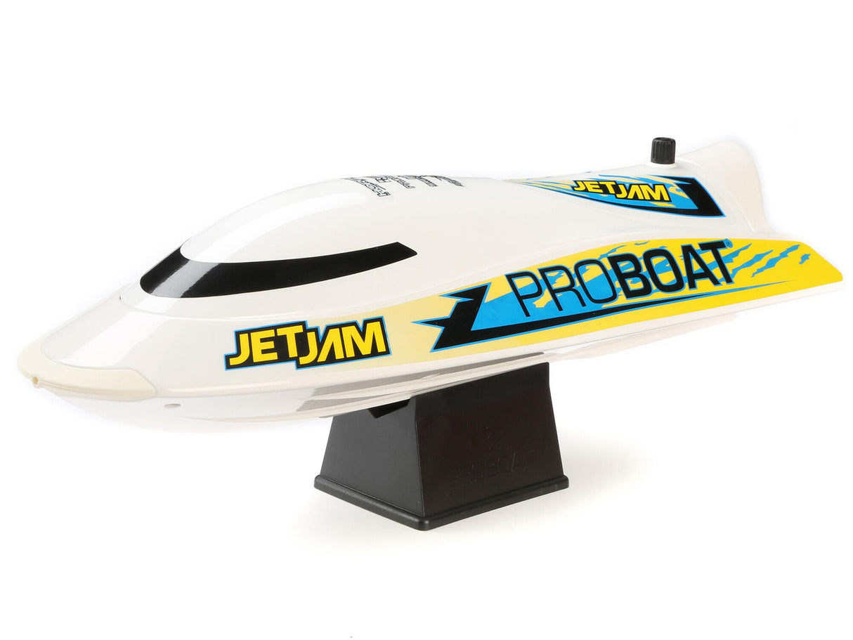 Jet Jam V2 12 Self-Righting Pool Racer Brushed RTR White