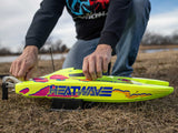 Proboat Blackjack 24 inch V2 Catamaran Brushless: RTR - Heat Wave Visual - FOR PRE ORDER ONLY