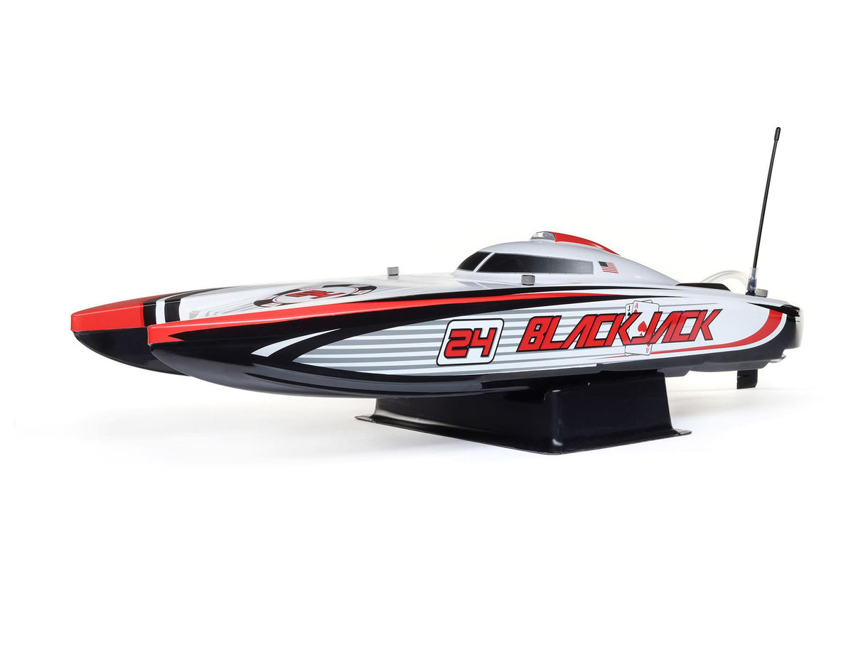 Proboat Blackjack 24 inch V2 Catamaran Brushless: RTR - Vegas Offshore