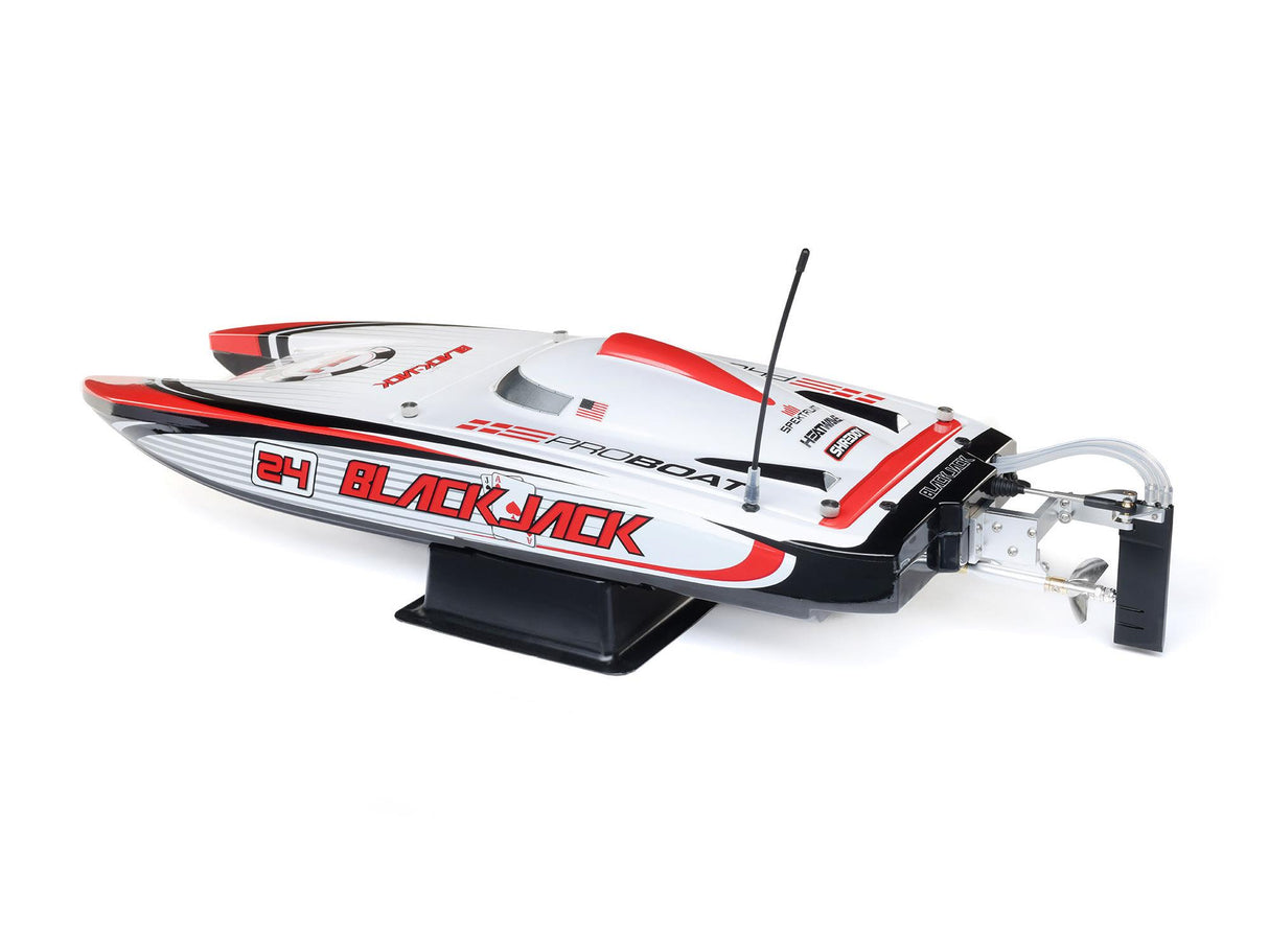 Proboat Blackjack 24 inch V2 Catamaran Brushless: RTR - Vegas Offshore