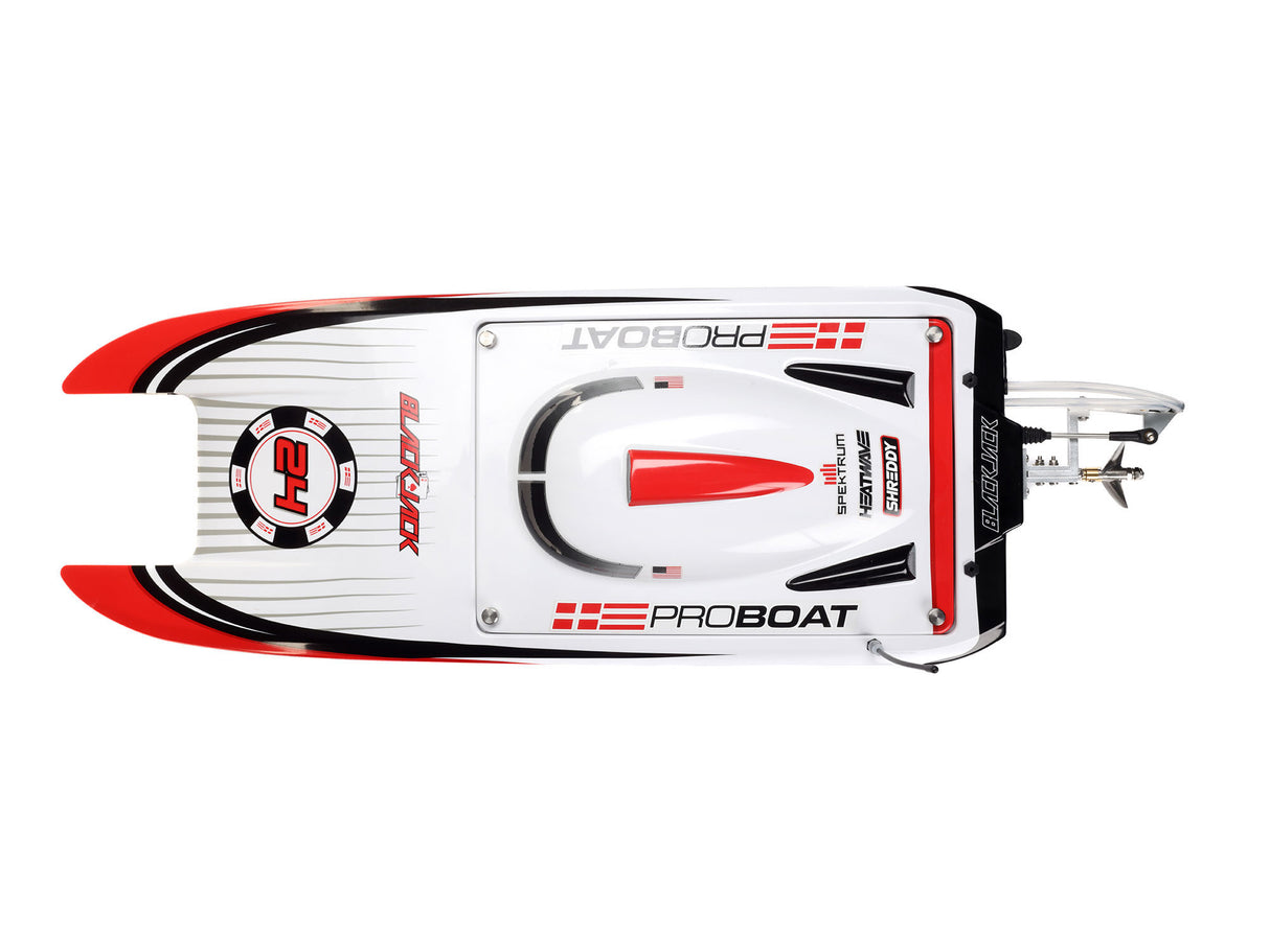 Proboat Blackjack 24 inch V2 Catamaran Brushless: RTR - Vegas Offshore