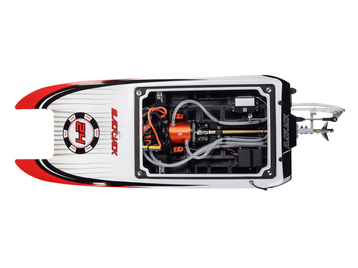 Proboat Blackjack 24 inch V2 Catamaran Brushless: RTR - Vegas Offshore