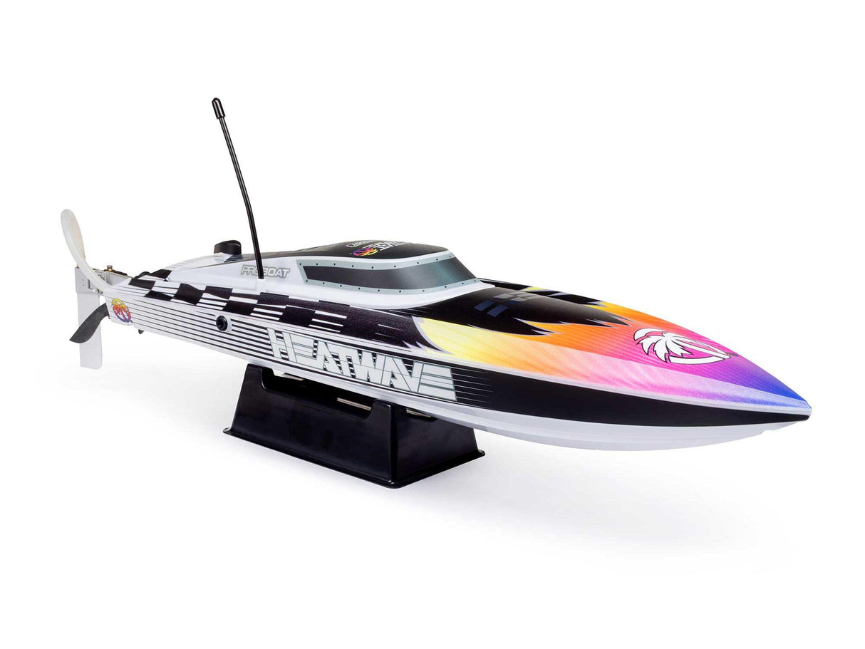 Pro Boat Recoil 2 18 inch Self-Righting Brushless Deep-V - Ready To Run - Heatwave