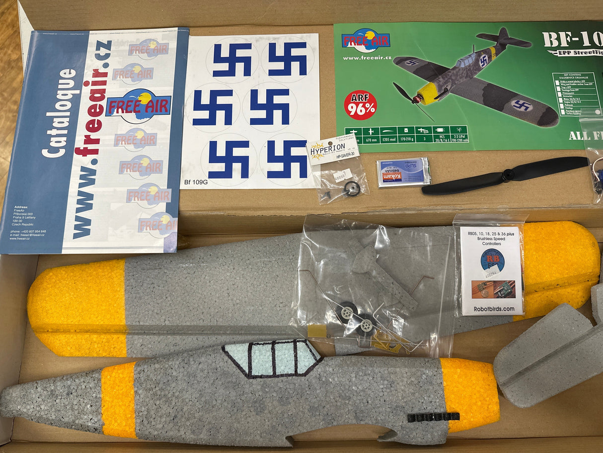 Freeair Epp Streetfighter BF-109F inc motor esc and servos