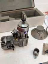 Super Tigre S3000 Engine - no Muffler -This has been converted to petrol Second Hand