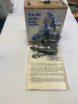 PAW 19DS Standard Vintage Second hand Diesel with Silencer - Boxed